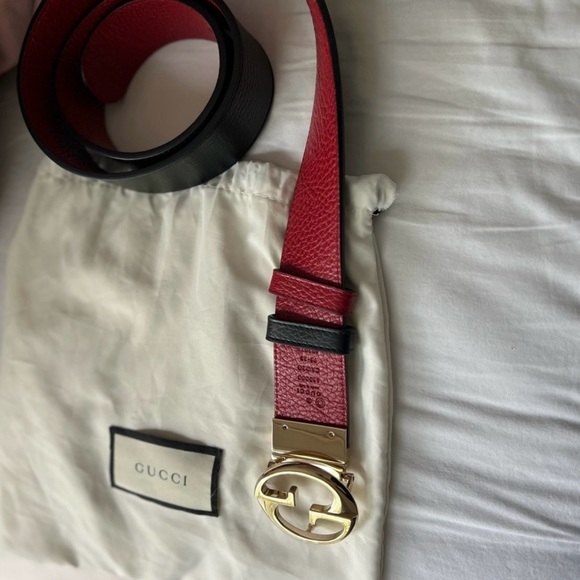 Gucci Reversible Leather Belt - Picture 2 of 4